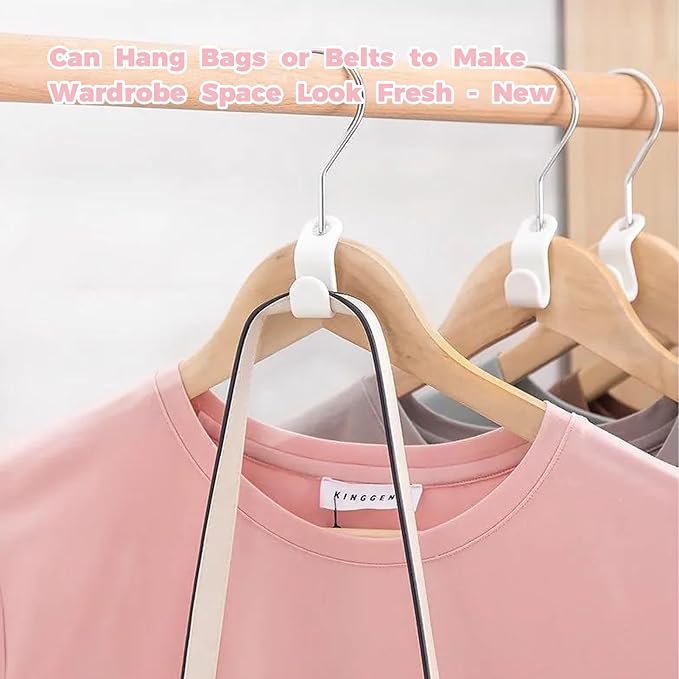 50 PCS Hanger Connector Hooks, Closet Hanging Organizer - Image 7