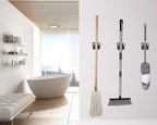 Verdenu 15 Pack Broom Holder Wall Mount, Mop and Broom Holder Wall Mount, Stainless Steel Command Broom Holder with Screws, Garden Tool Storage Organizer for Kitchen, Home, Bathroom, Garage, Grey - Image 6