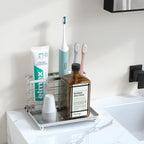 Luxspire Toothbrush Holders for Bathroom, Stainless Steel, 3 Slots, Silver - Image 3