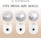 Day Moon™ - Toilet Paper Holder - Modern Roll Holder for Bathroom - 1 Pack - Wall Mount - Classic, White - Image 6