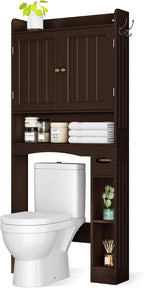 Ahomly Over The Toilet Storage Cabinet, 32.3" W, Grey - Image 3