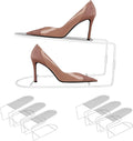 CiBiZi Shoe Slots Organizer 6Pack Metal Shoe Stackers for a Pair of Shoes Display Shelf Shoe Holder Shoe Storage Closet Organizers Shoe Space Saver Organizador de Zapatos White by CiBiZiUS