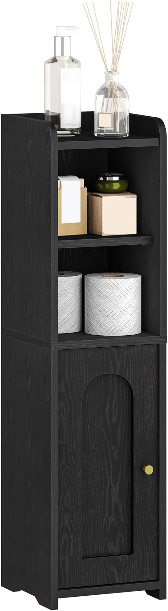 Hzuaneri Bathroom Storage Cabinet, Narrow Toilet Paper Cabinets with Doors - Image 9