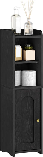 Hzuaneri Bathroom Storage Cabinet, Narrow Toilet Paper Cabinets with Doors - Image 9
