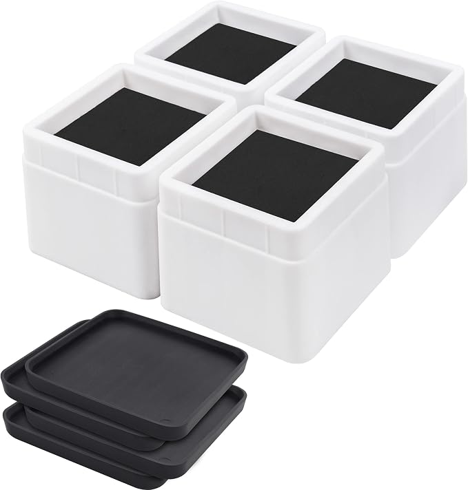 BTSD-home Bed Risers 3 Inch, 4 Pack - Image 6