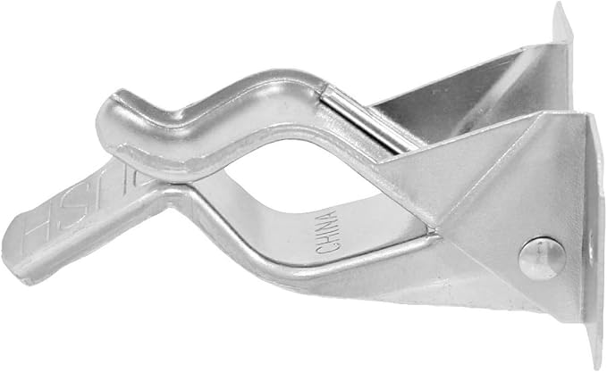 Heavy Duty Metal Gaint Spring Grip Clamp Tool Hanger Wall Orgainzer for Garage Closet Brooms and Mops Wall Mount Holder (Pack of 2) - Image 3