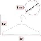 Mr. Pen- Metal Wire Hangers, 20 Pack, Silver - Image 3