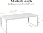 Cabinet Shelf,Expandable Adjustable Stackable Kitchen Organizer,for cabinets, Kitchens, countertops, bathrooms Shelf Organizer(2Packs/White,Large) - Image 3
