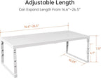 Cabinet Shelf,Expandable Adjustable Stackable Kitchen Organizer,for cabinets, Kitchens, countertops, bathrooms Shelf Organizer(3Packs/White,Large) - Image 3