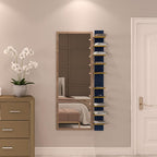 Homaterial 5 Tier Wall Shelf Unit, Decorative Wall Mount Vertical Shelving,Modern Column Floating Shelves for Bedrooms, Bathrooms (Blue) - Image 5