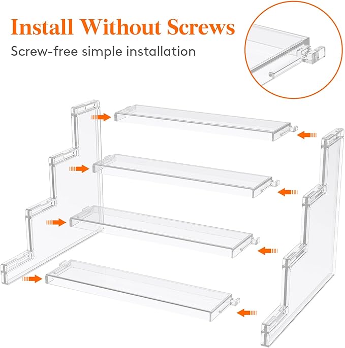 Lifewit Perfume Organizer, Cologne Stand Tool-Free Assembly, 9", 2 Pcs - Image 3