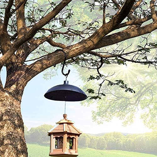 DINGEE 24 Pack Heavy Duty S Hooks, Non Slip Rubber Coated, 7mm Thick Metal Black S Hooks for Hanging Plants, Closet, Bird Feeders, Kitchen, Large Objects, Tools, Bikes - Image 6