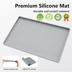 Mateeylife Under Sink Mat Kitchen Waterproof, Silicone Sink Tray 22"X31" - Image 2