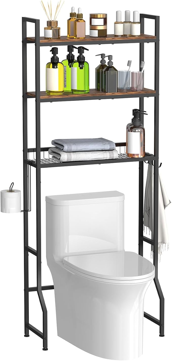Over the Toilet Storage Cabinet Bathroom Storage Above Toilet - Image 6