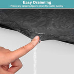 Undersink Waterproof Mat 31" x 19", Silicone Under Kitchen Sink Mat with Raised Edges, Under The Sink Organizer for Kitchen and Bathroom Leak Protection Black - Image 5