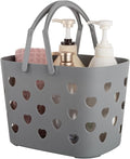 Portable Shower Caddy with handle Plastic Shower Basket Organizer, Grey by Anyoifax