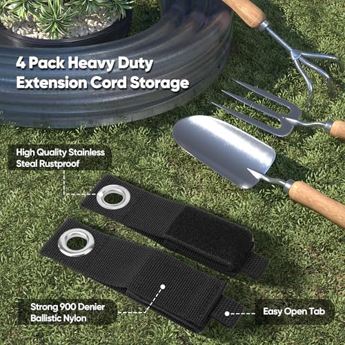 Nacial Heavy Duty Garden Tool Organizer Metal Wall Mount, 64 inches - Image 6