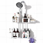Epicano Shower Caddy for Handheld Showerheads,Stainless Steel, White by Epicano