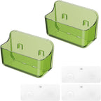 Diesisa Wall Mount Organizer, 2Pc Small Adhesive Cabinet Door Organizer - Image 9