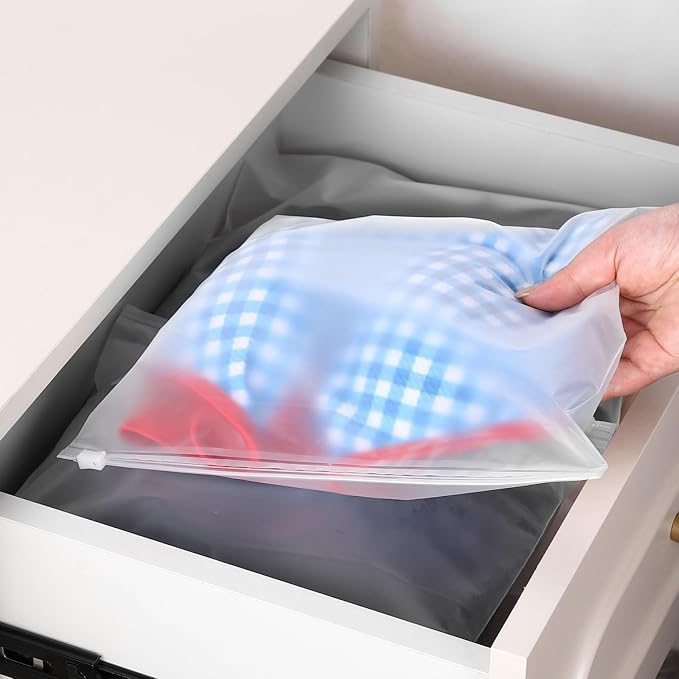 16x20 Inch Frosted Garment Bags 25Pcs Clothing Storage No Vent Holes - Image 5
