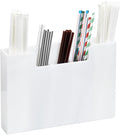 Straw Holder Organizer Dispenser Storage Acrylic for Kitchen Cabinet Door by Weiai