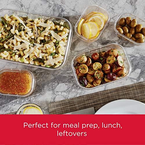 Rubbermaid Brilliance BPA-Free 3 Set Food Storage Containers with Lids, Removable Trays, Airtight, Leak-Proof, Ideal for Meal Prep, Lunch, and Leftovers - Image 3