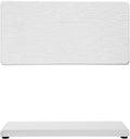 2PCS 7"x3.5" Water Absorbing Bathroom Sink Vanity Trays, Diatomite Stone Quick Drying Mat for Kitchen Counter, Dish Rack Dispenser Sponge Holder Caddy Organizer, White, 7"x3.5" by Razborci
