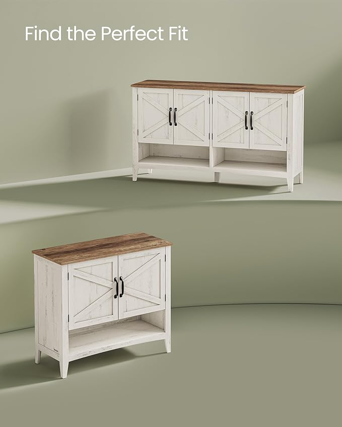 VASAGLE Shoe Storage Cabinet, 3‑Tier with Height‑Adjustable Shelves - Image 6