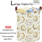 Lindo Dreamy Unicorn Laundry Hamper, Laundry Basket, Baby Nursery Hamper, Waterproof Storage Bin, Clothes Organizer Basket, Room Decor (Moonlight Unicorn) - Image 3