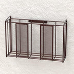 Simple Houseware Over Cabinet Door Mesh Organizer, Mesh Bronze - Image 5