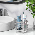 Luxspire Toothbrush Holders for Bathroom, Stainless Steel, 2 Slots, Silver - Image 6