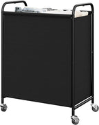 GRANNY SAYS 2 Section Laundry Sorter, 130L Large Hamper Basket with Wheels by GRANNYSAYS