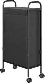 ELYKEN Slim Laundry Hamper with Lid & Wheels, 50L Rolling Laundry Basket by ELYKEN