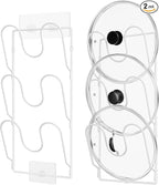 ORDORA Pot Lid Organizer Rack for Cabinet Door, 2 Pack Pot Lid Holder White by ORDORA