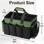 Wearable Large Cleaning Caddy Bag for Housekeepers (Green) - Image 2