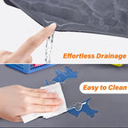 FLATO Waterproof Under Sink Mat, 22" x 22", Black - Image 3