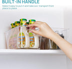 Vtopmart 2 Pack Clear Storage Bins, Pantry Cabinet Organizer Bins, Medium - Image 5