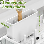 Ewaiira Stainless Steel Sink Caddy, Sponge Holder for Kitchen Sink 9.8″ - Image 8