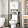 Vabches Metal Frame Over The Toilet Storage Cabinet, Unique White by Vabches