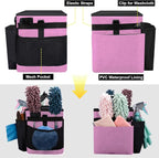 Wearable Large Cleaning Caddy Bag for Housekeepers (Pink) - Image 5