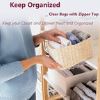 Large Plastic Bags With Zipper Top,5 Gallon,18" x 24",10 Pack,Extra Large Storage Packaging for Clothes,Travel, Moving, Large Reusable Bags,Heavy-Duty,BPA-Free, 2.36-mil Thick Clear - Image 5