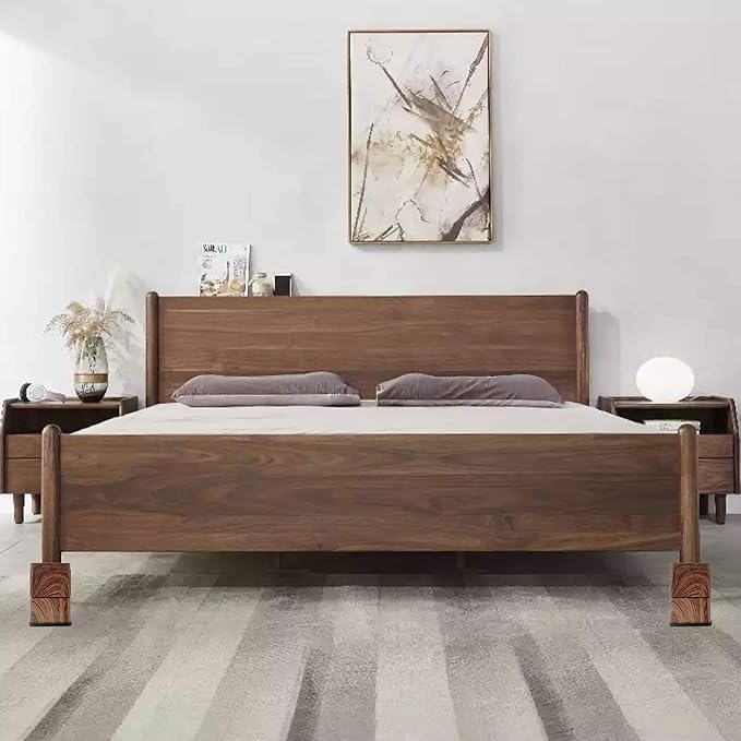 BTSD-home Wood Bed Risers 3 Inch, 4 Pack - Image 6
