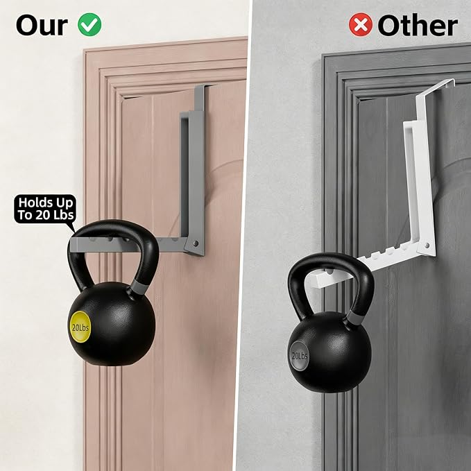 BAKON Over The Door Hanger Folding Clothes Drying Rack, Folding Hanging Coat Rack for Indoor Laundry Room Compact Small Space Foldable Portable Clothing Hanger Hook Collapsible-2 Pack (Gary) - Image 8
