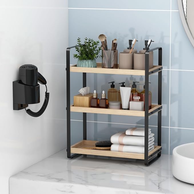 HNRLOY Bathroom Counter Organizer, Bathroom Counter Shelf, Makeup Organizer - Image 5