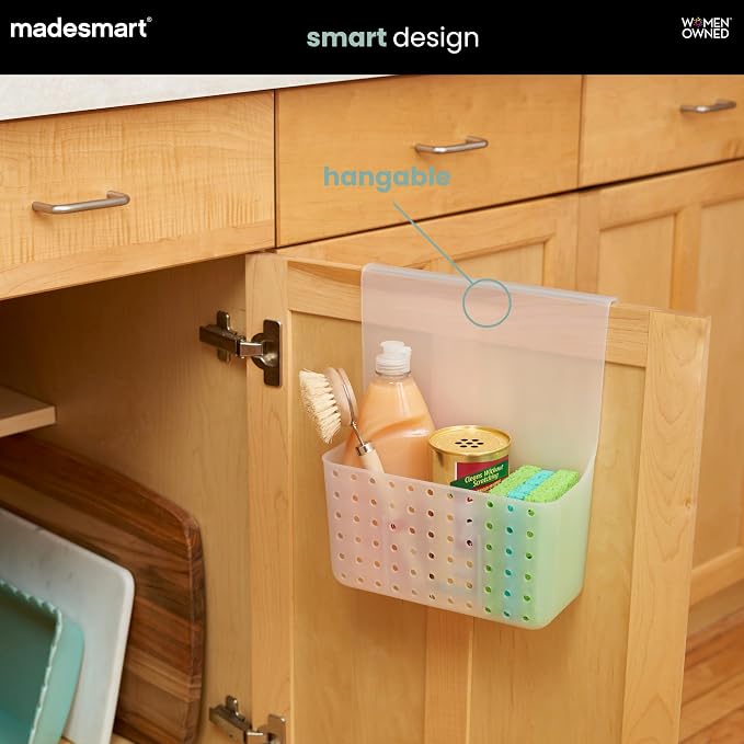 madesmart Over Door Cabinet Organizer, Frost - Image 2