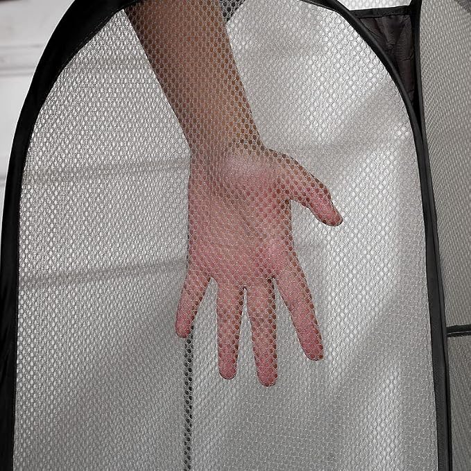 2 pop-up Laundry Hamper，Foldable mesh Laundry Baskets (Each with 2 Reinforced Handles)… - Image 5