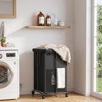 2 Pack Laundry Hamper with Wheels, 150L Rolling Laundry Basket Bag Handles - Image 7