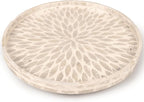 Mother of Pearl Turntable Organizer - Table & Countertop, Cabinet & Pantry Lazy Susan (12.5 in) - Image 8