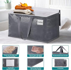 Fabspace Heavy Duty Moving Bags, 125L Collapsible Storage Totes, 8-Pack - Image 3
