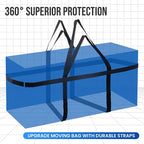 TAILI 1 Pack 69 Gallon Extra Large Storage Bags with Visible Window,Blue - Image 7